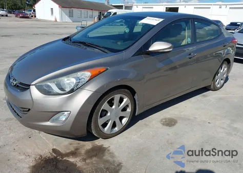 2013 Hyundai Elantra Limited from USA, damaged, VIN 5NPDH4AEXDH413645